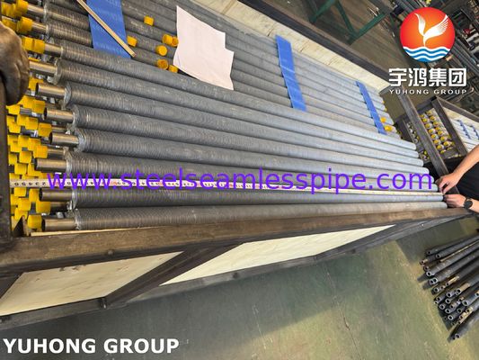 Extruded Fin Tube Stainless Steel ASTM A213 TP304 For Air Cooled Heat Exchanger