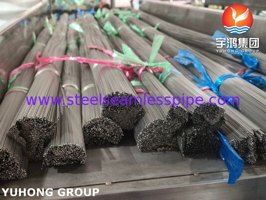 SUS304 ISO9626 10 - 34G Stainless Steel Medical Capillary Tube For Medication Administration