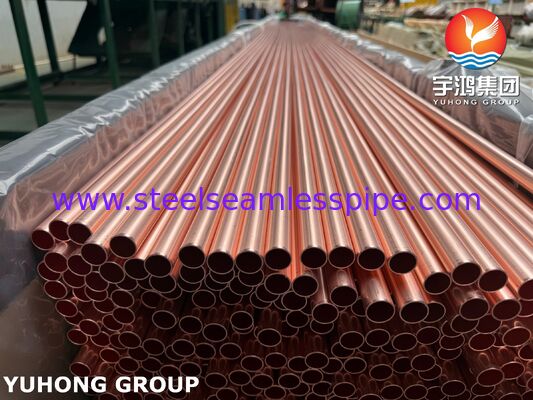 ASTM B111 C12200 Seamless (Smls) Tube, High-Quality Copper Alloy Seamless Tube