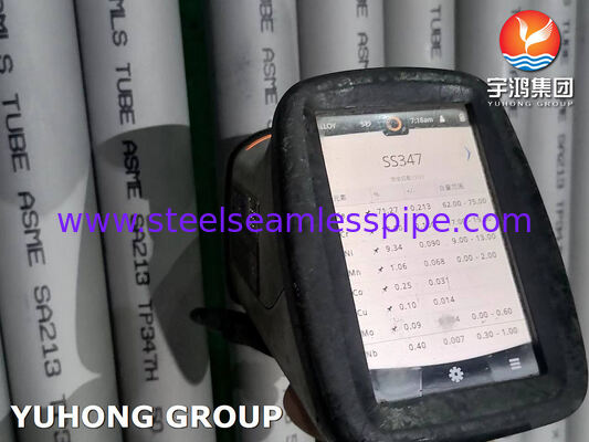STAINLESS STEEL SEAMLESS TUBE ASME SA213 TP347 HEAT EXCHANGER TUBE
