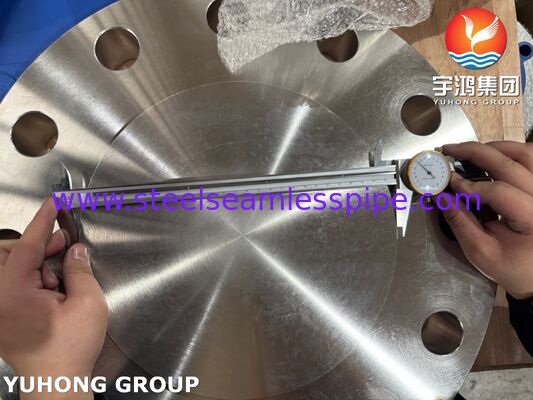 ASTM A182 F51 UNS S31803 Duplex 2205 Blind RF Flange for Oil and Gas Piping