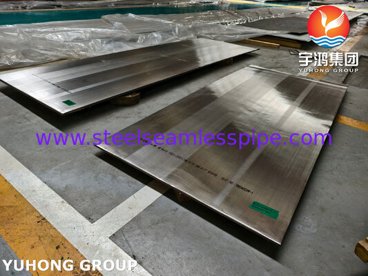 ASTM B127 Monel 400 + ASTM A516 Gr.60 Steel Clad Plate Explosive Cladding Pressure Vessel