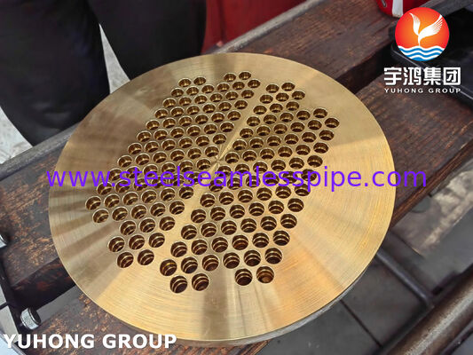 ASME SB171 C46400 Tube Sheet for Heat Exchanger, Air Cooler & Pressure Vessel