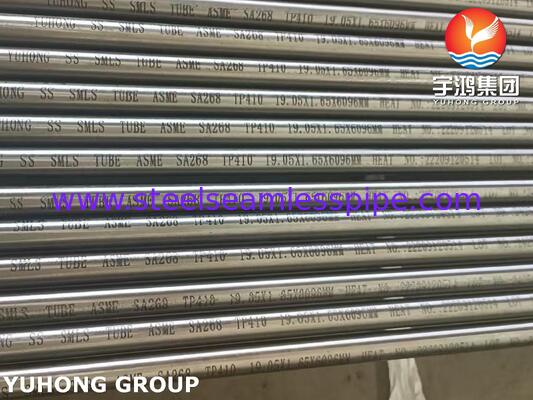 ASME SA268 TP410 / 1.4006 / X12Cr13 Stainless Steel Seamless Tube For Power Generation