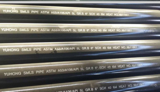 Api 5l Gr B Od 4 Inch 6000MM Seamless Stainless Steel Tube