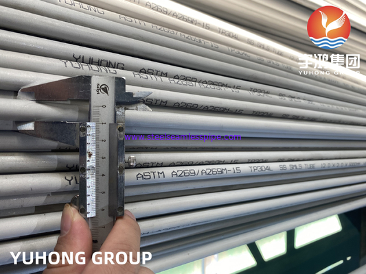 ASTM A269 TP304L Stainless Steel Seamless Pipe For Chemical Processing