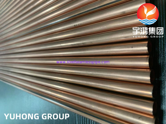 ASTM A254 Bundy Tube Low Carbon Steel Copper Alloy Tube For Vehicle Parts Refrigerator
