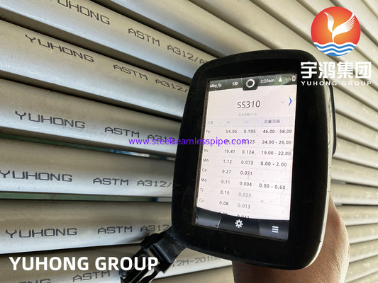 ASTM A312 ASME SA312 TP310S S31008 STAINLESS STEEL SEAMLESS PIPE