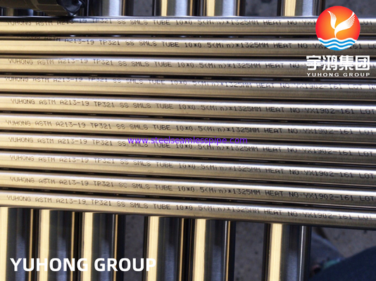 A213 TP321 UNS S32100 BRIGHT ANNEALED STAINLESS STEEL SEAMLESS TUBE