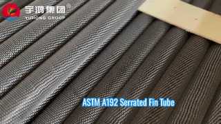 ASME SA192 Carbon Steel Serrated Fin Tube With CS Fin Strip For Economizer And Heat Recovery