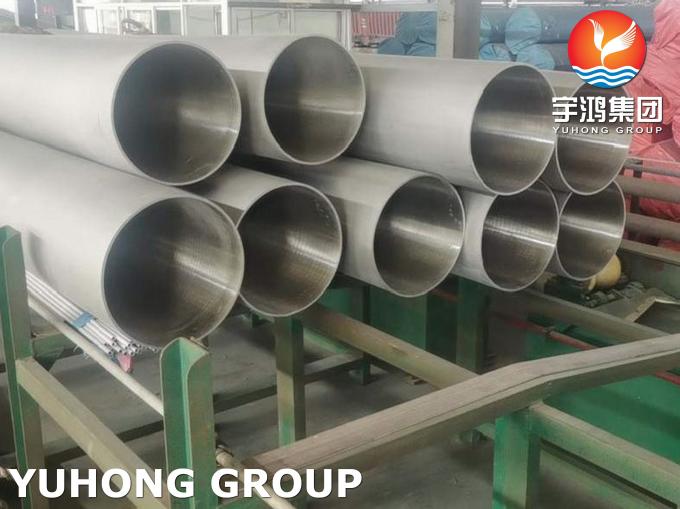 ASTM A312 TP904L Large OD Steel Pipe, UNS NO8904 / 1.4539, 100UT AND ET